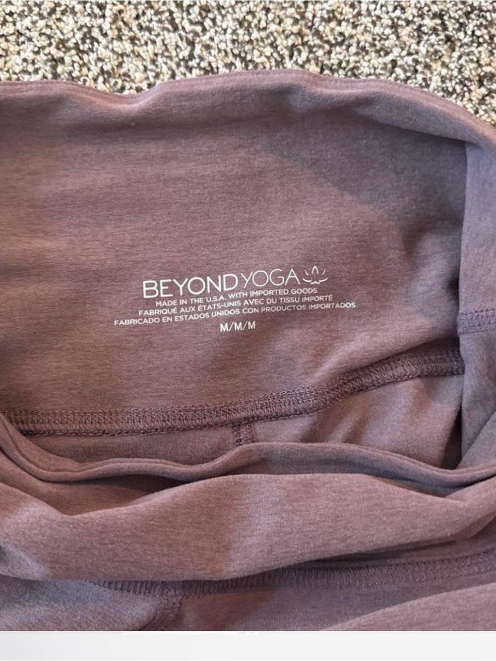 Beyond Yoga Dusty Mauve High-Rise Leggings